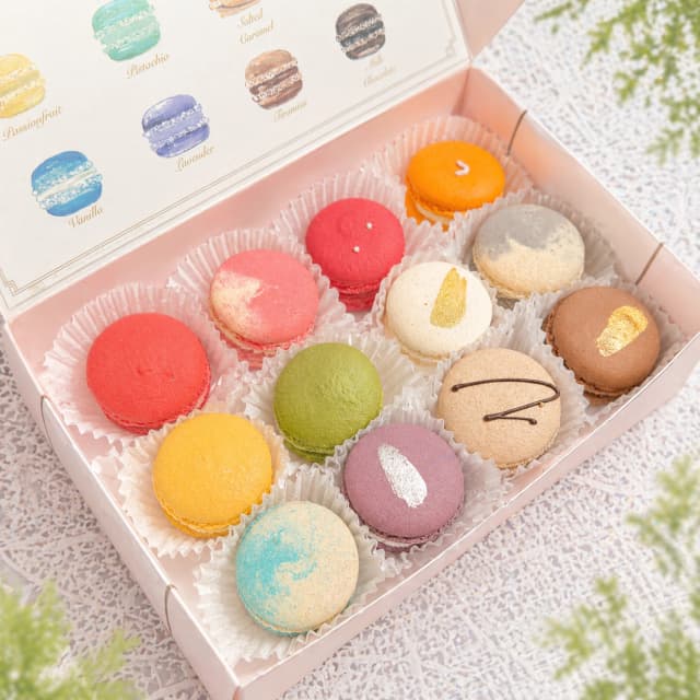 12-Piece Classic Macaron Gift Box