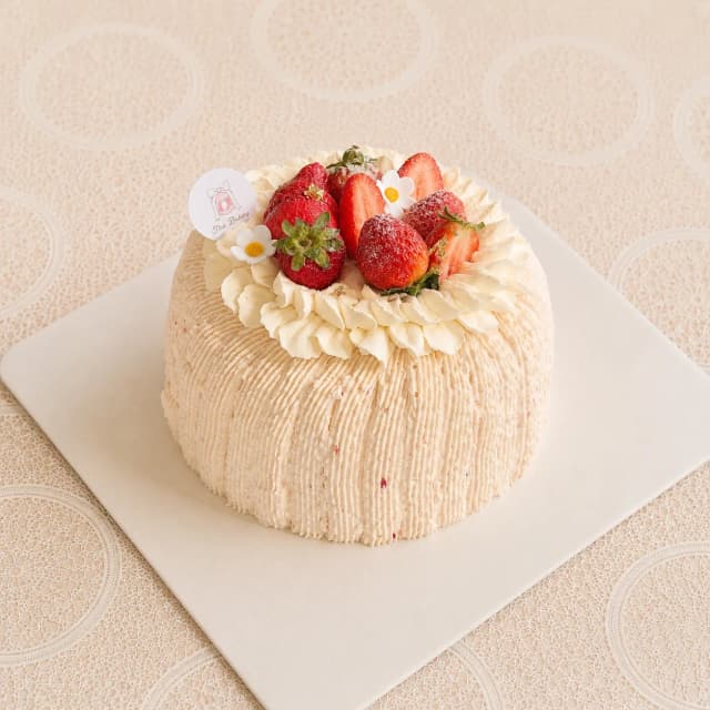Strawberry Chiffon Cake
