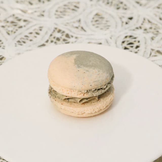 Black Sesame Macaron