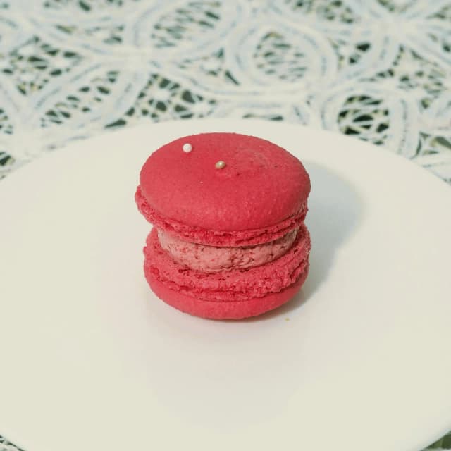 Cherry Macaron