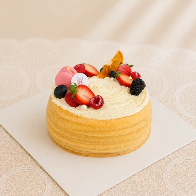 Strawberry Mille Crêpe Cake
