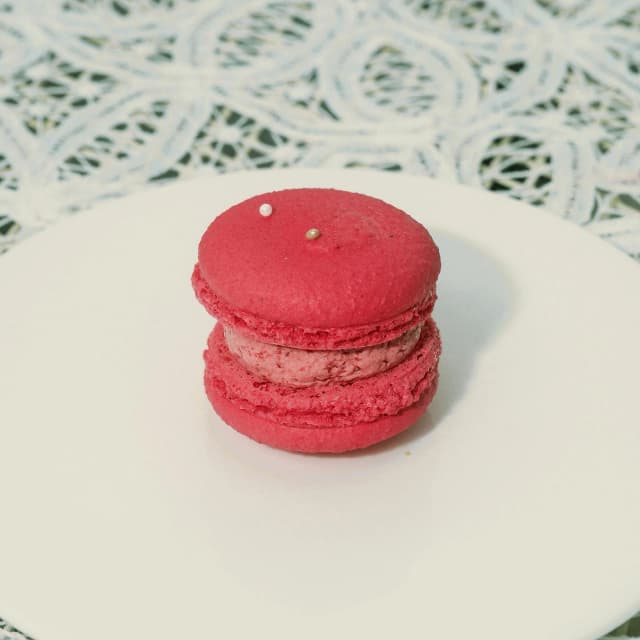 Cherry Macaron