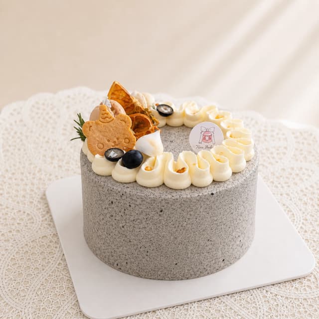 Black Sesame Chiffon Cake