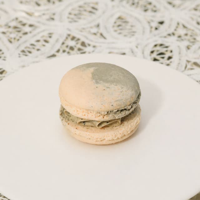 Black Sesame Macaron
